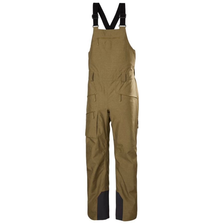 Helly Hansen Powderqueen Bib 2.0, ly?a?ské kalhoty, dámské, hn?dá