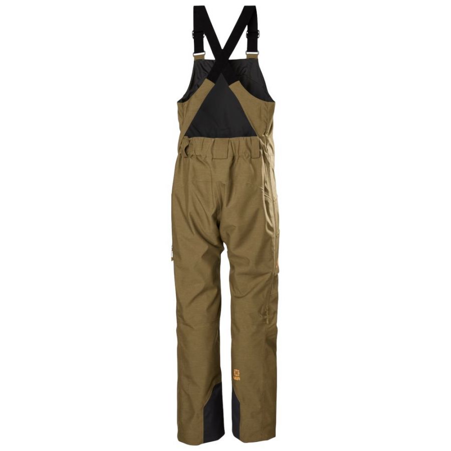 Helly Hansen Powderqueen Bib 2.0, lyžiarske nohavice, dámske, hnedá