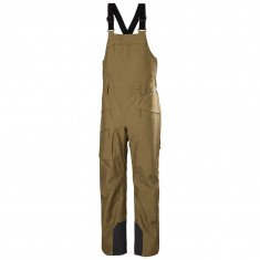 Helly Hansen Powderqueen Bib 2.0, pantalon de ski, femme, marron