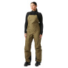 Helly Hansen Powderqueen Bib 2.0, spodnie narciarskie, damskie, br?zowy