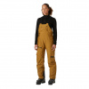 Helly Hansen Powderqueen Bib, ski broek, dame, lichtbruin