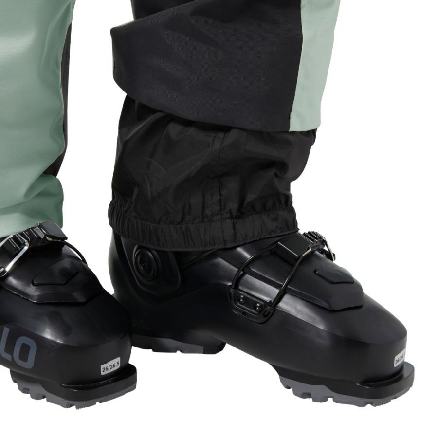 Helly Hansen Powderqueen lyžiarske nohavice, dámske, svetlozelené