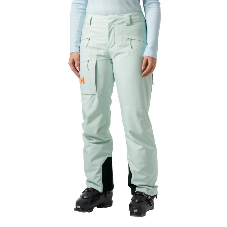 Helly Hansen Powderqueen lyžiarske nohavice, dámske, svetlozelené