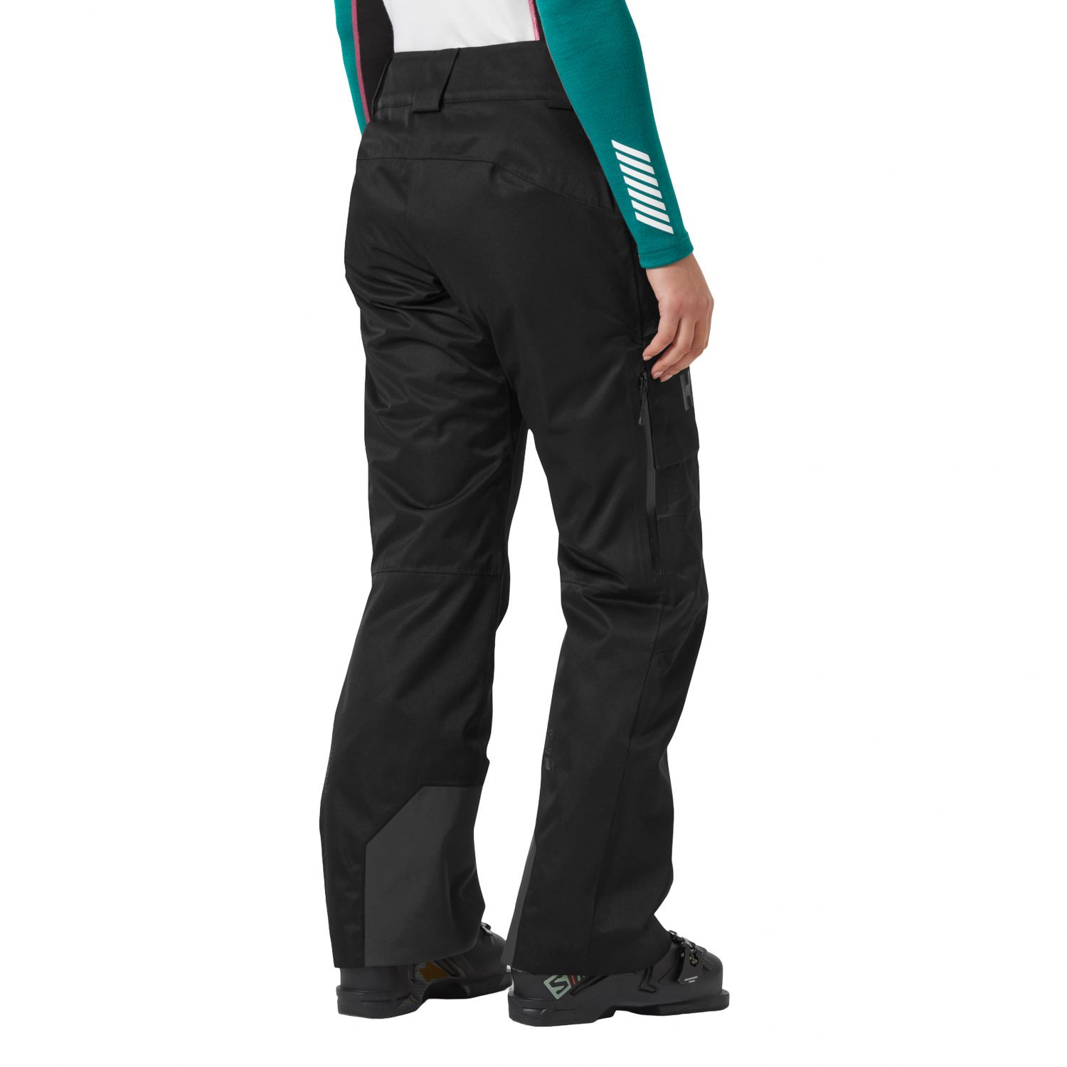 Helly Hansen Powderqueen, lyžiarske nohavice, žena, čierna