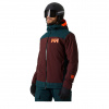Helly Hansen Powdreamer 2.0, manteau de ski, hommes, rouge foncé