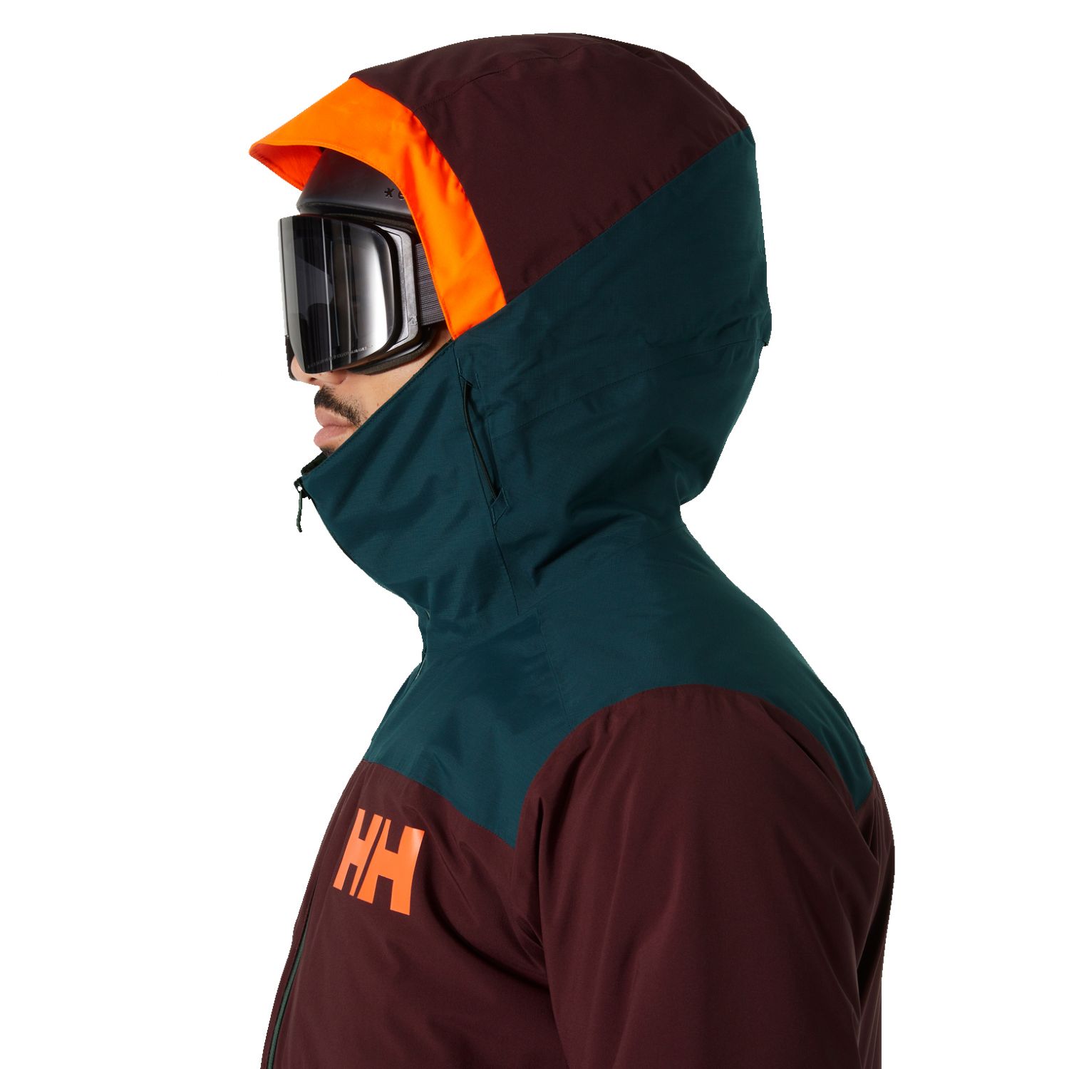 Helly Hansen Powdreamer 2.0, ski jas, meneer, donkerrood