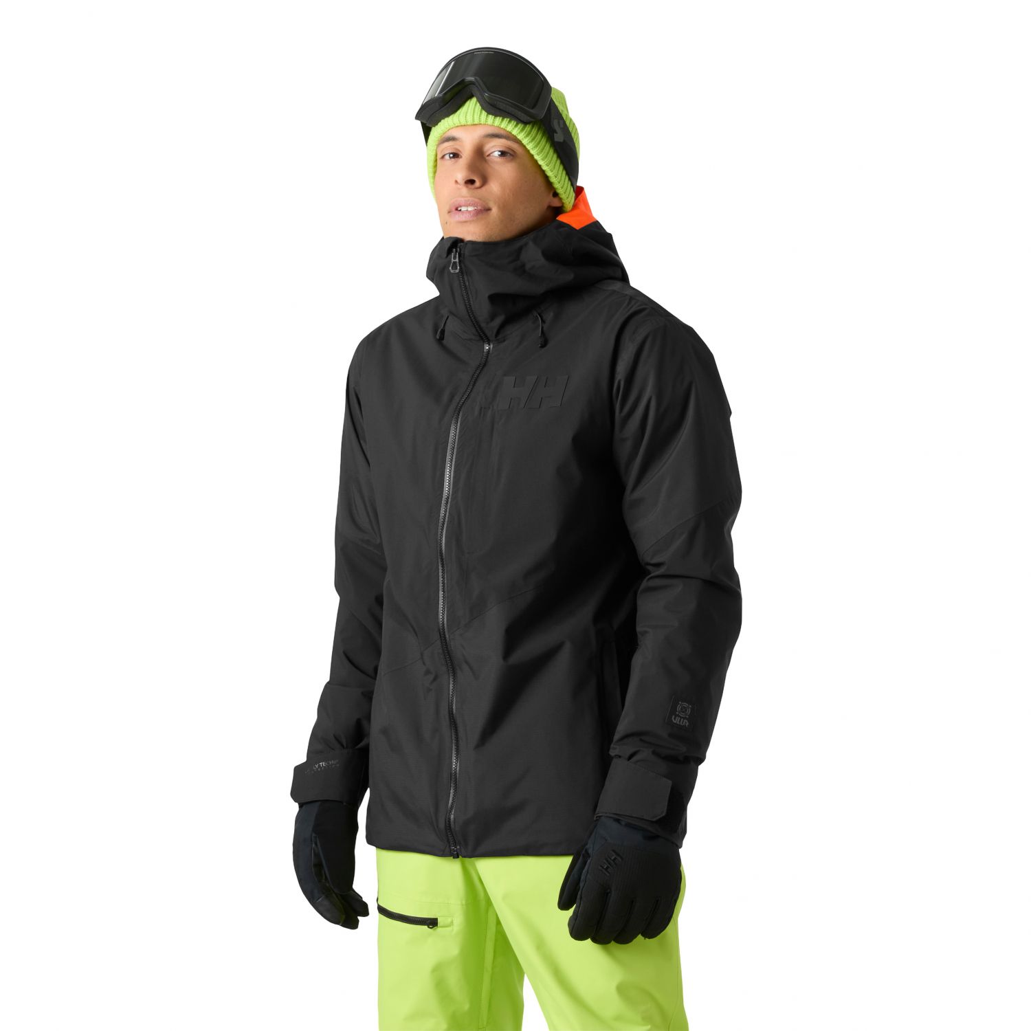 Helly Hansen Powerdreamer 3.0, jaqueta de esqui, masculino, preto