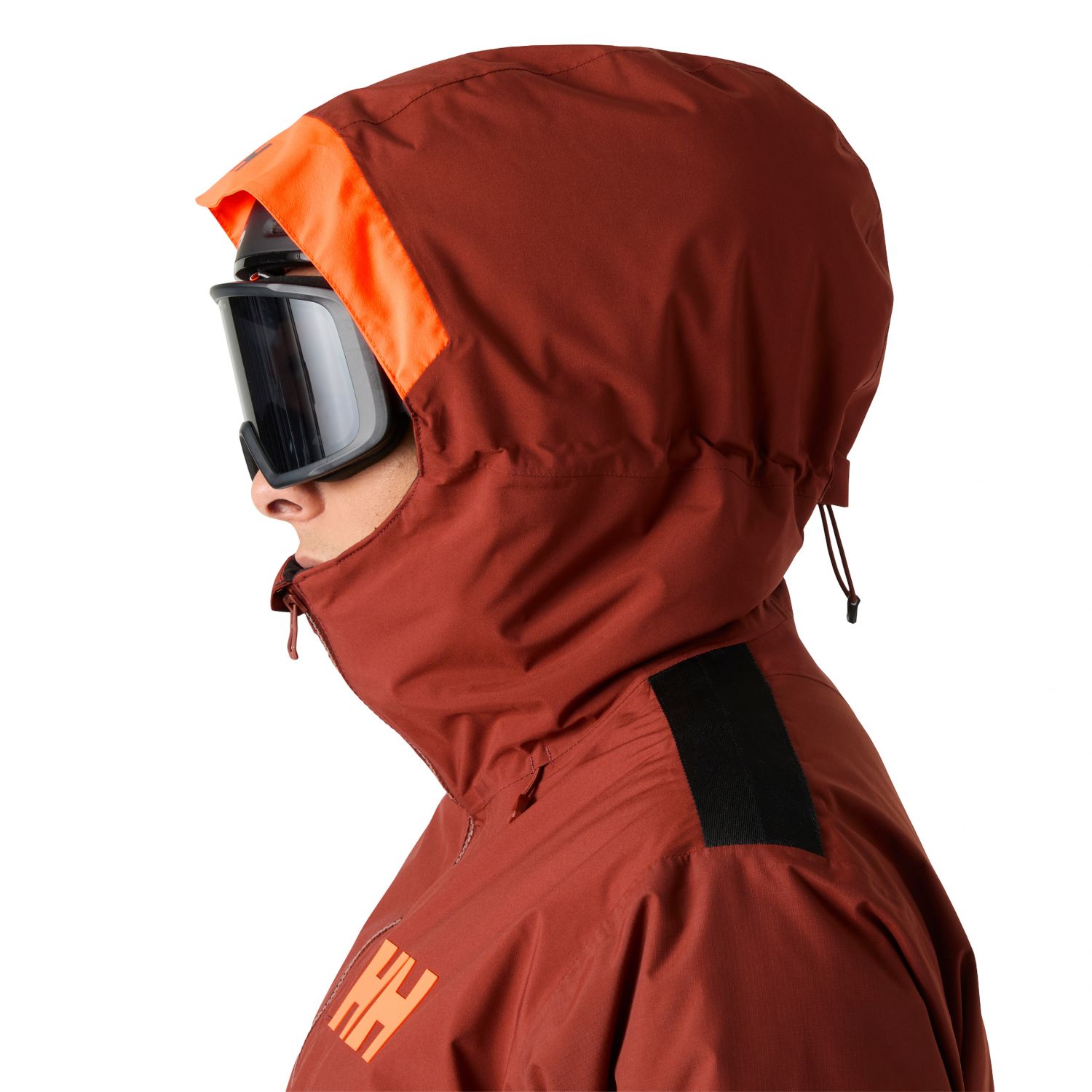 Helly Hansen Powerdreamer 3.0, giacca da sci, uomo, marrone