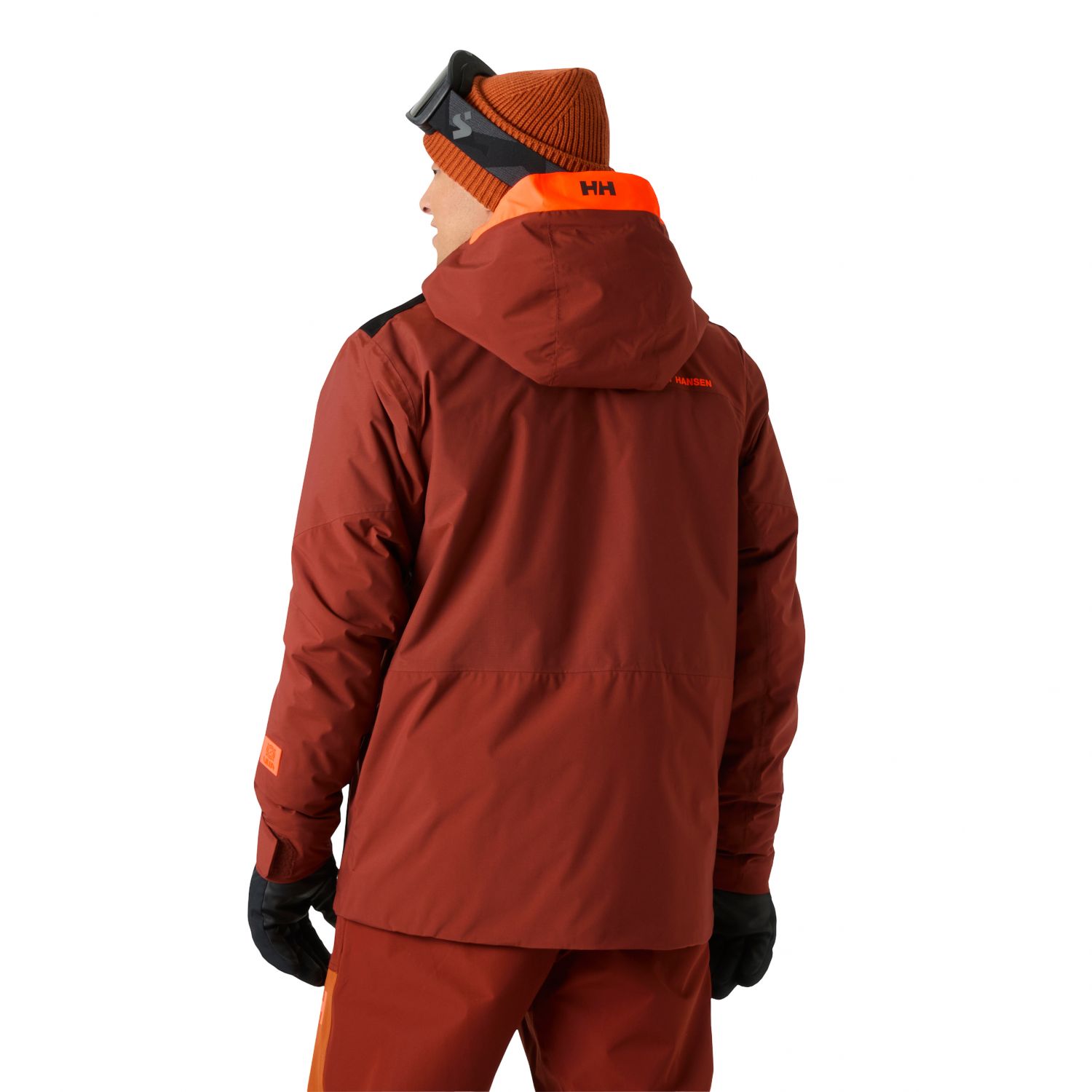 Helly Hansen Powerdreamer 3.0, giacca da sci, uomo, marrone