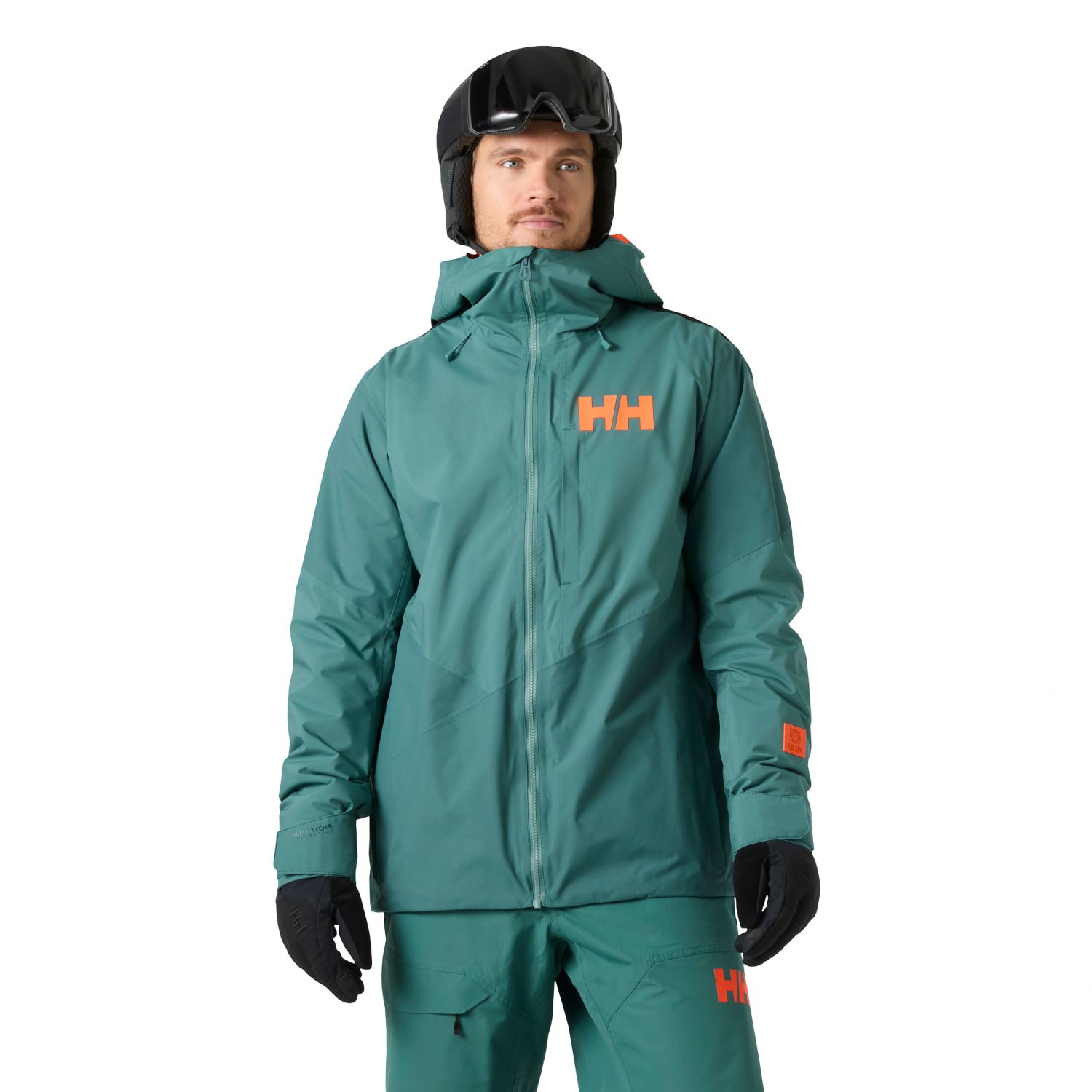 Helly Hansen Powerdreamer 3.0, giacca da sci, uomo, verde