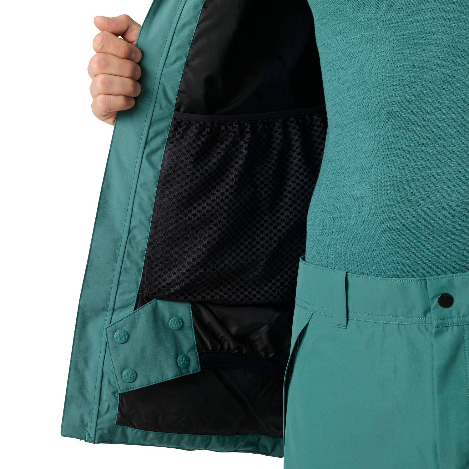 Helly Hansen Powerdreamer 3.0, ski jacket, men, green