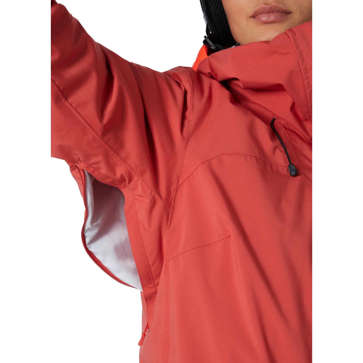 Helly Hansen Powshot, kurtka narciarska, damska, czerwona