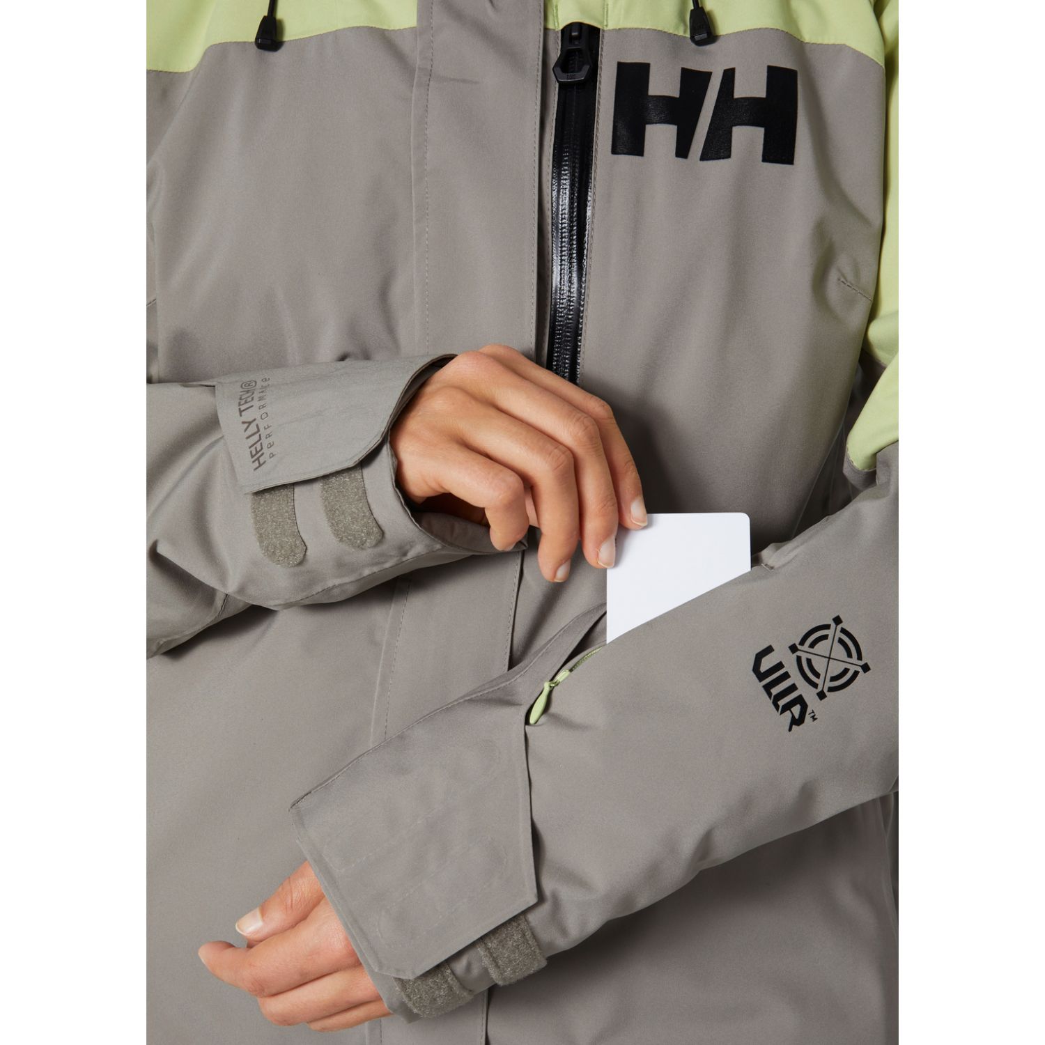 Helly Hansen Powshot, kurtka narciarska, damska, mrożona matcha