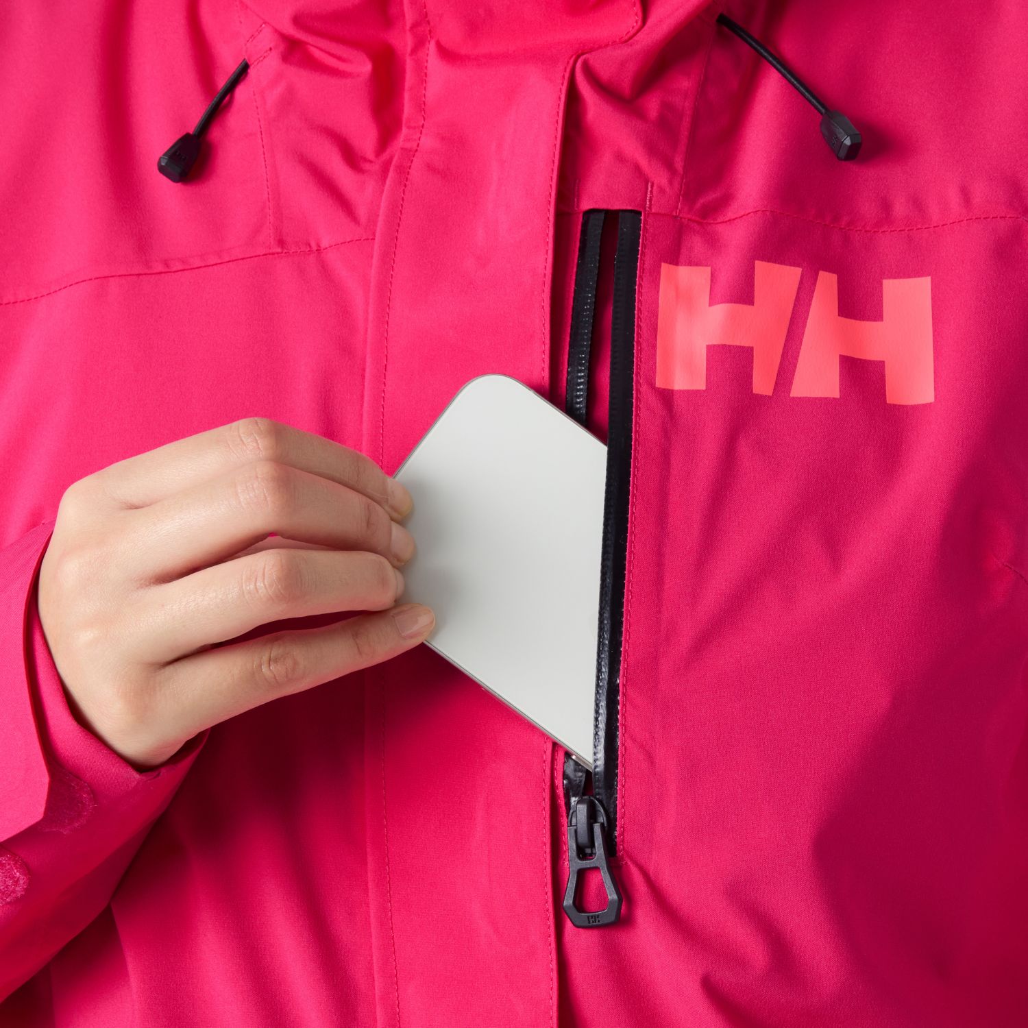 Helly Hansen Powshot, skijakke, dame, pink