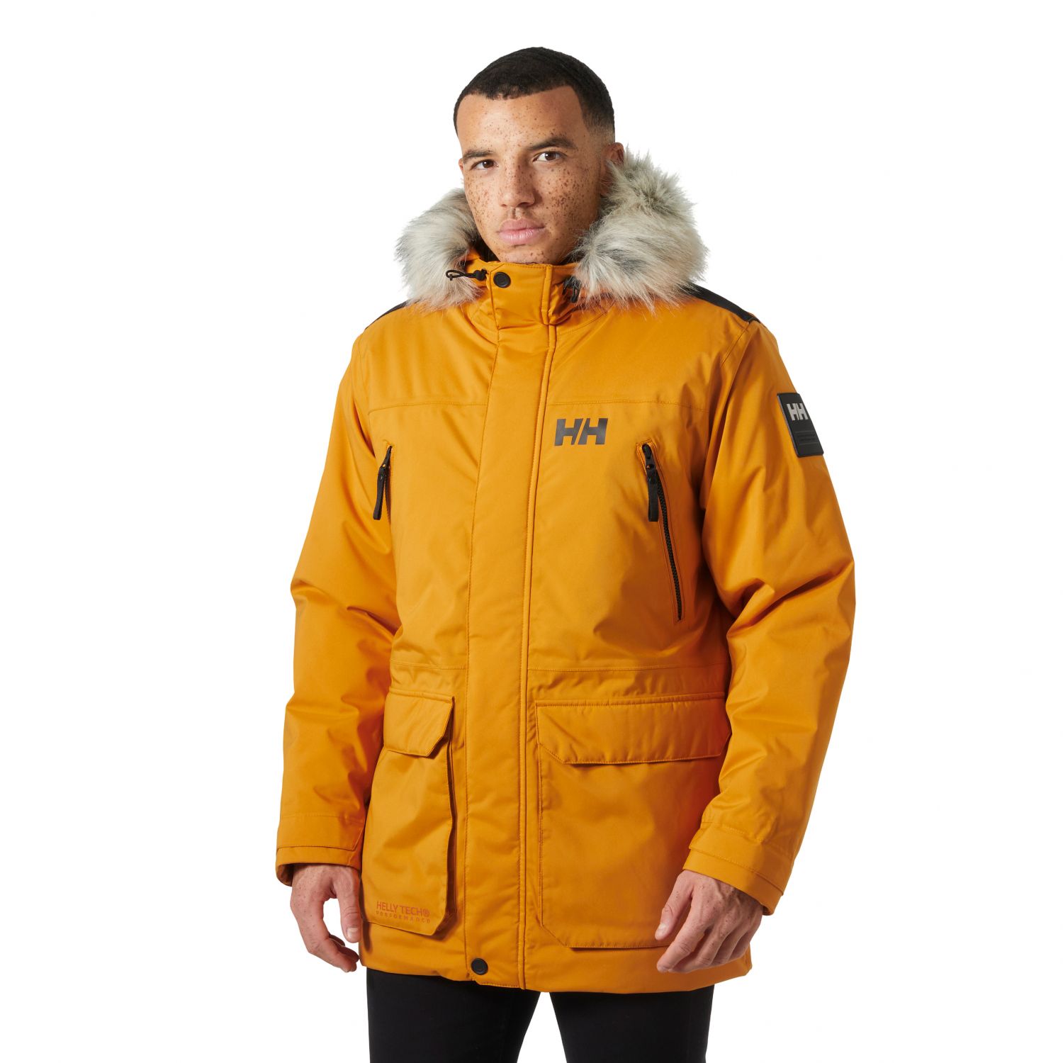 Helly Hansen Reine, parka, masculino, amarelo