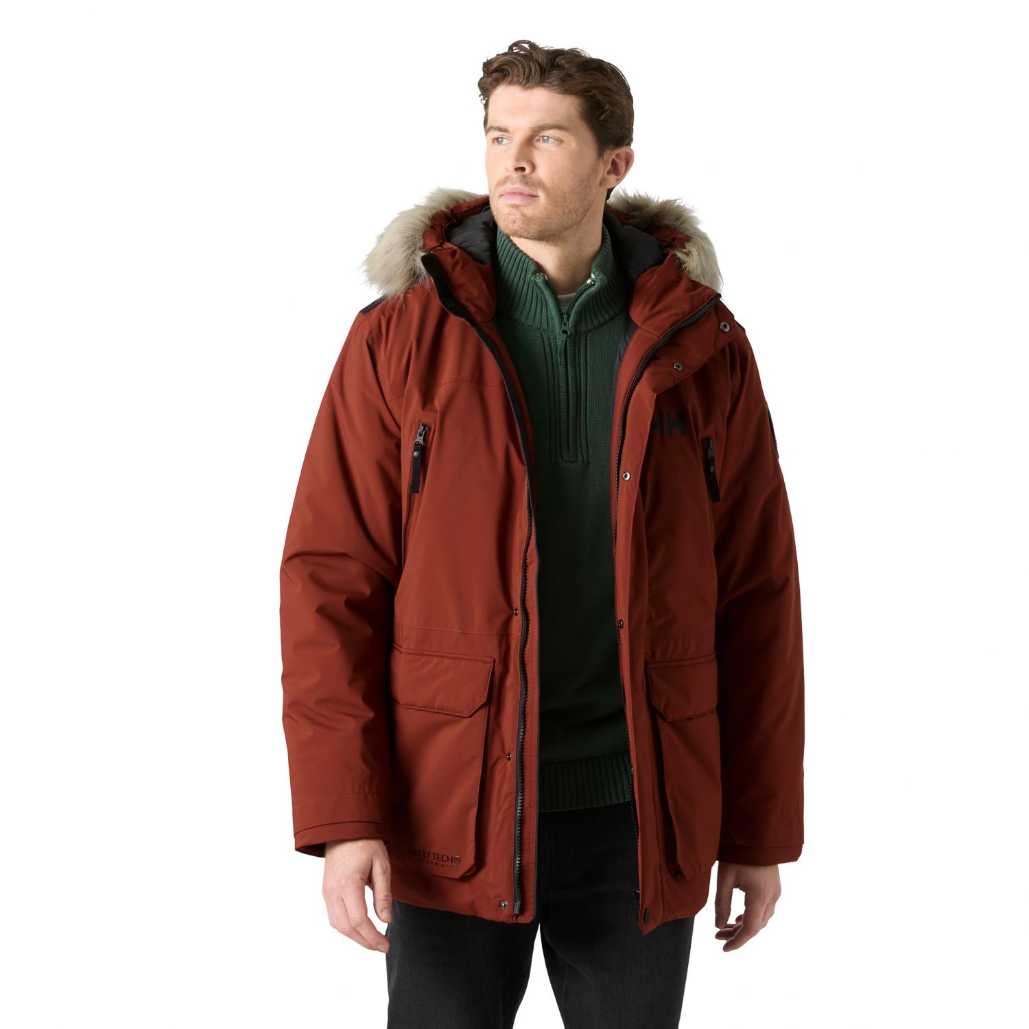 Helly Hansen Reine, parka, pánské, hn?dá