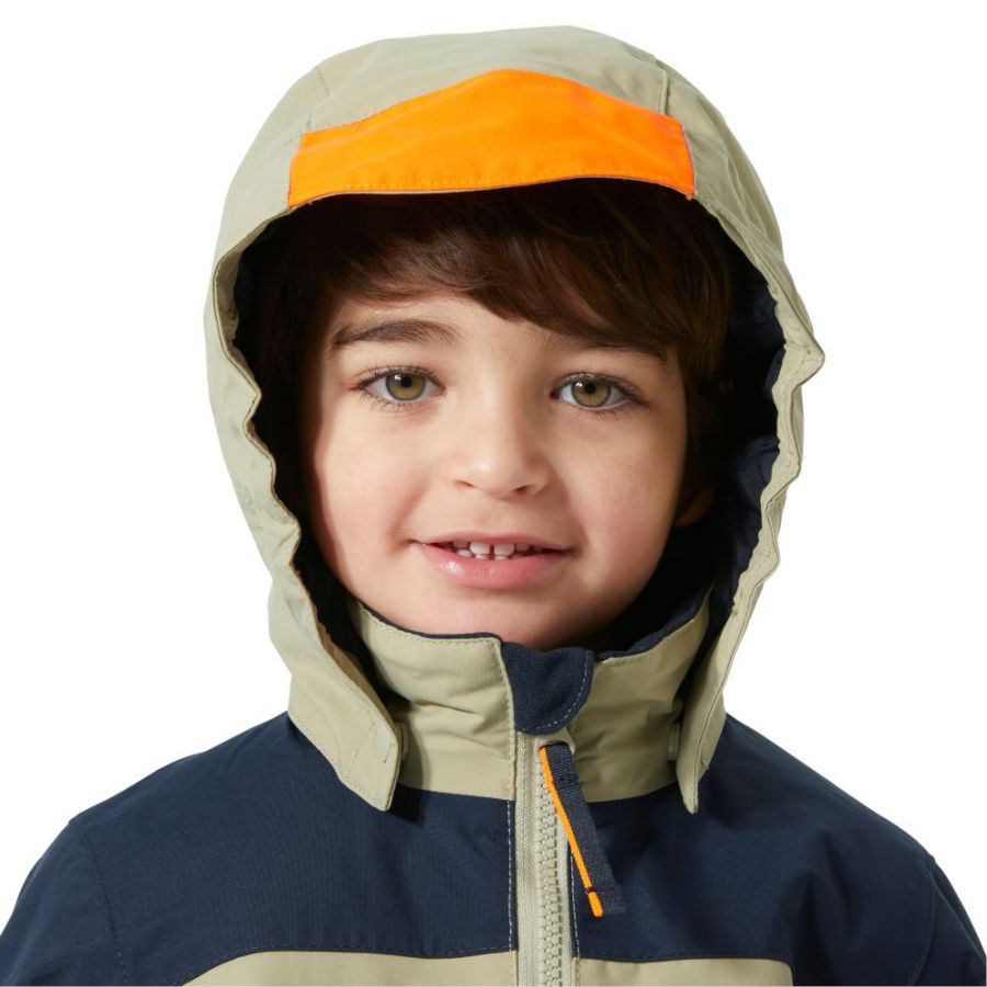 Helly Hansen Rider, Skijacke, Junior, beige/dunkelblau