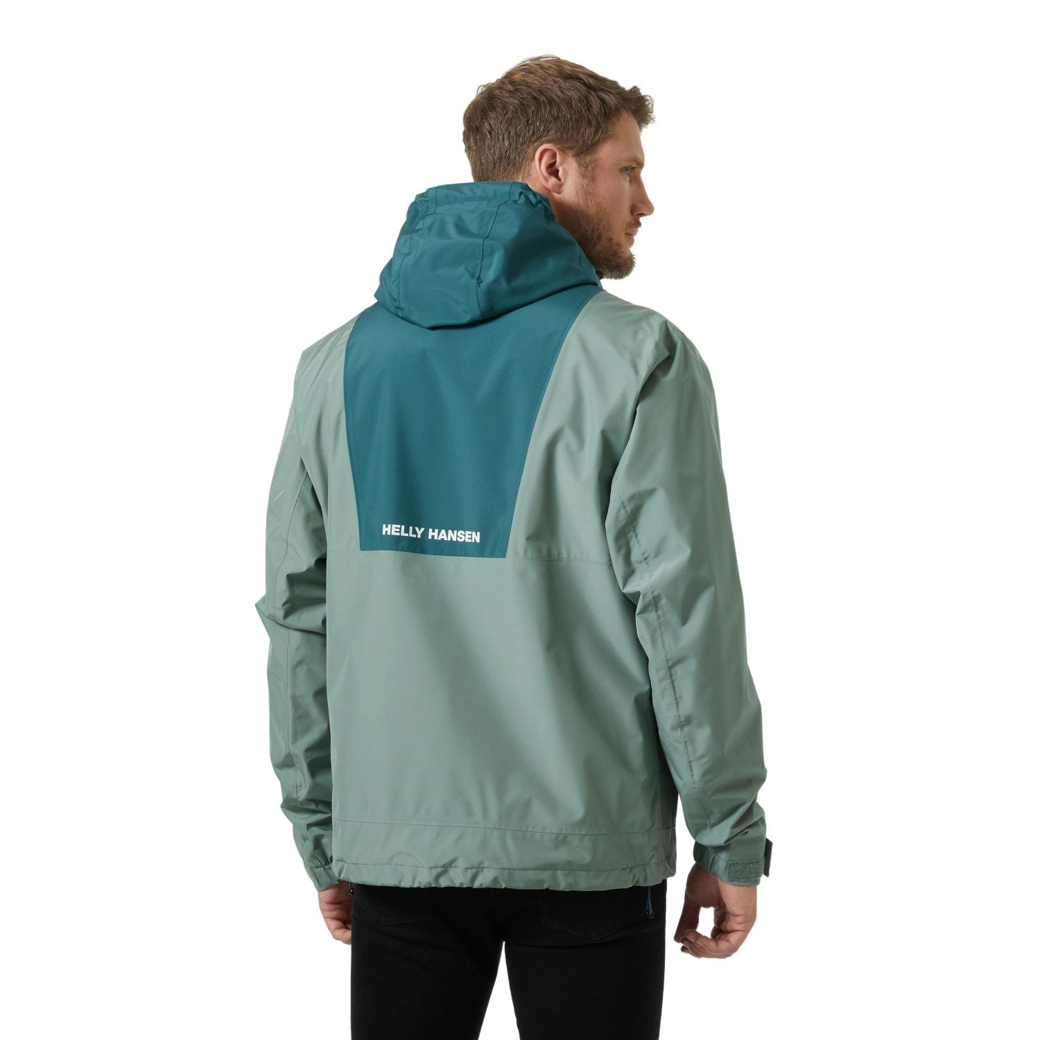 Helly Hansen Rig, giacca antipioggia da uomo, turchese