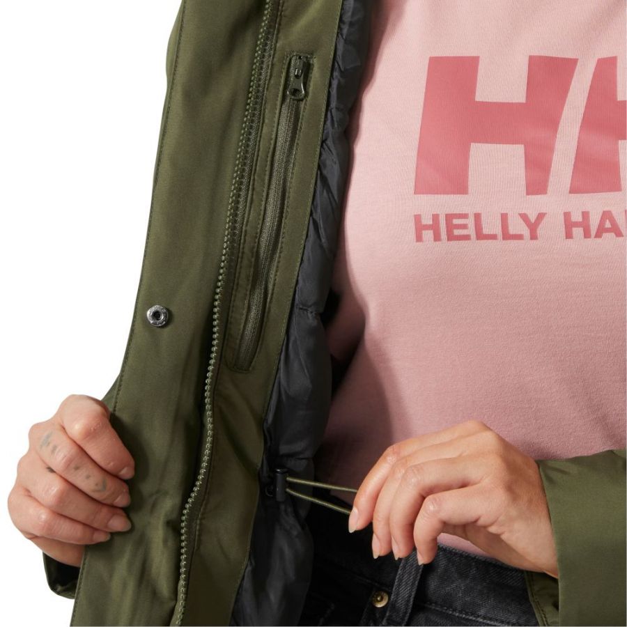 Helly Hansen Senja, parka, dámska, zelená