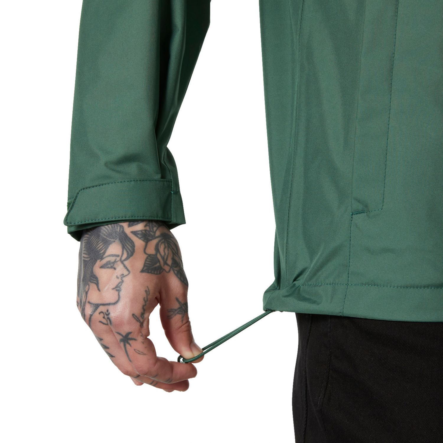 Helly Hansen Seven J, bunda do dažďa, pánska, tmavozelená
