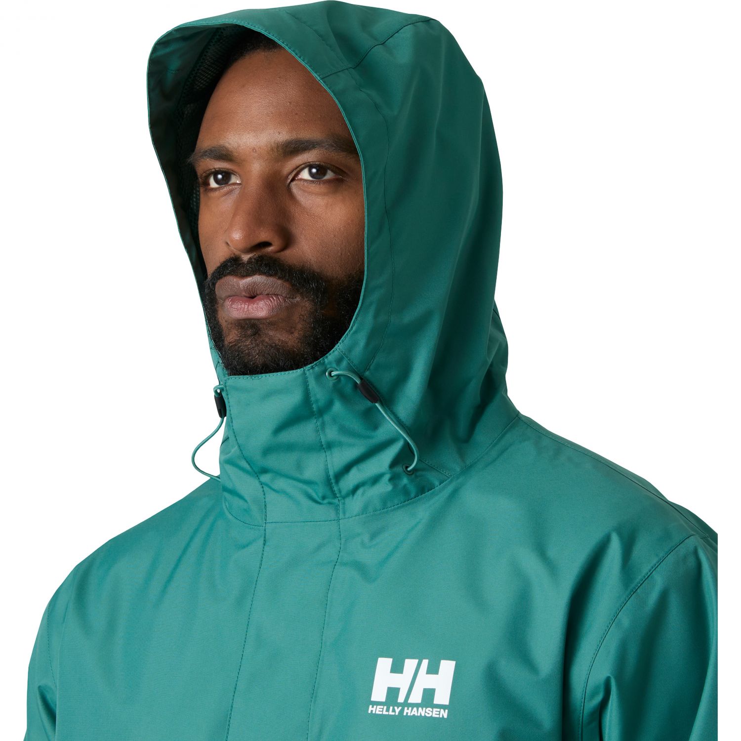 Helly Hansen Seven J, bunda do dažďa, pánska, zelená