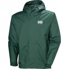 Helly Hansen Seven J, bunda do deště, pánská, tmavě zelená