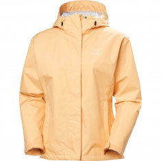 Helly Hansen Seven J, chaqueta impermeable, mujer, miami peach
