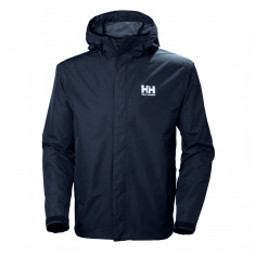 Helly Hansen Seven J, impermeável, homem, azul escuro