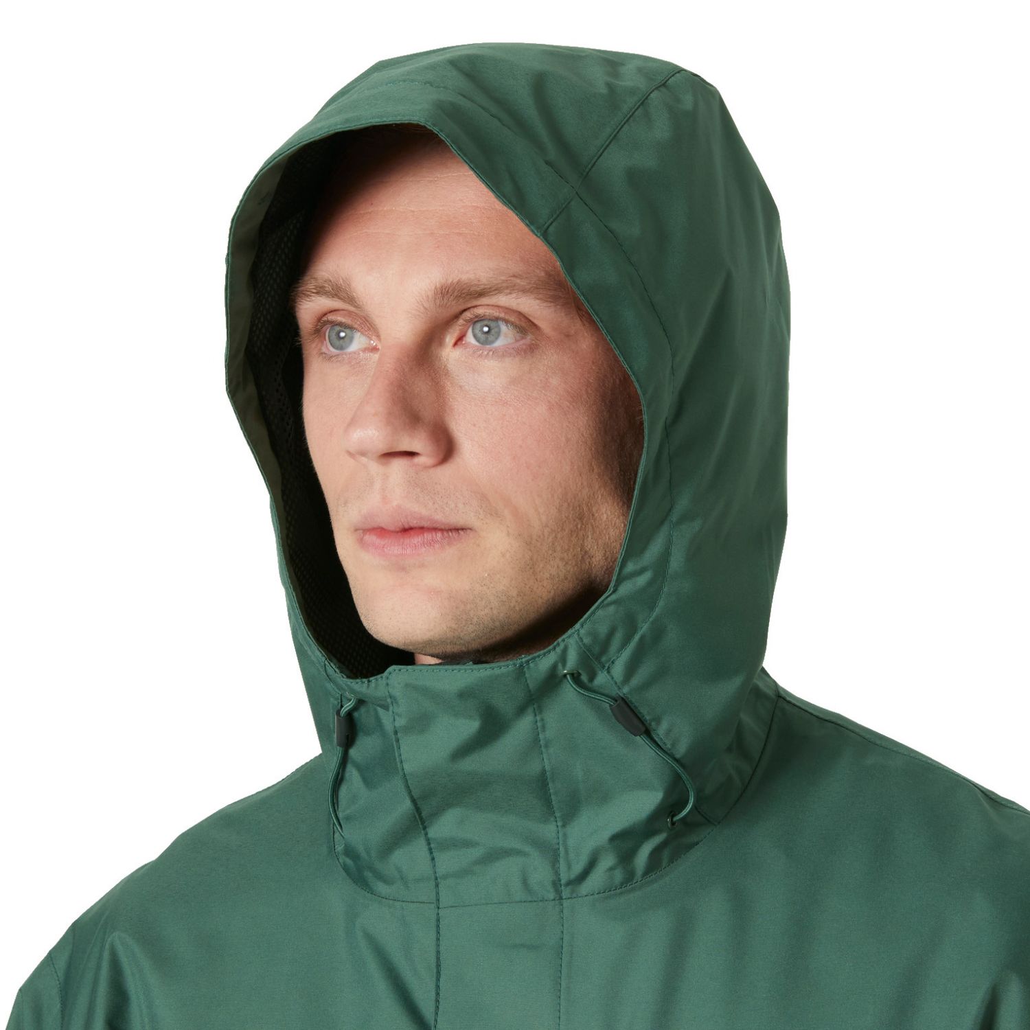 Helly Hansen Seven J, jachetă de ploaie, bărbați, verde închis