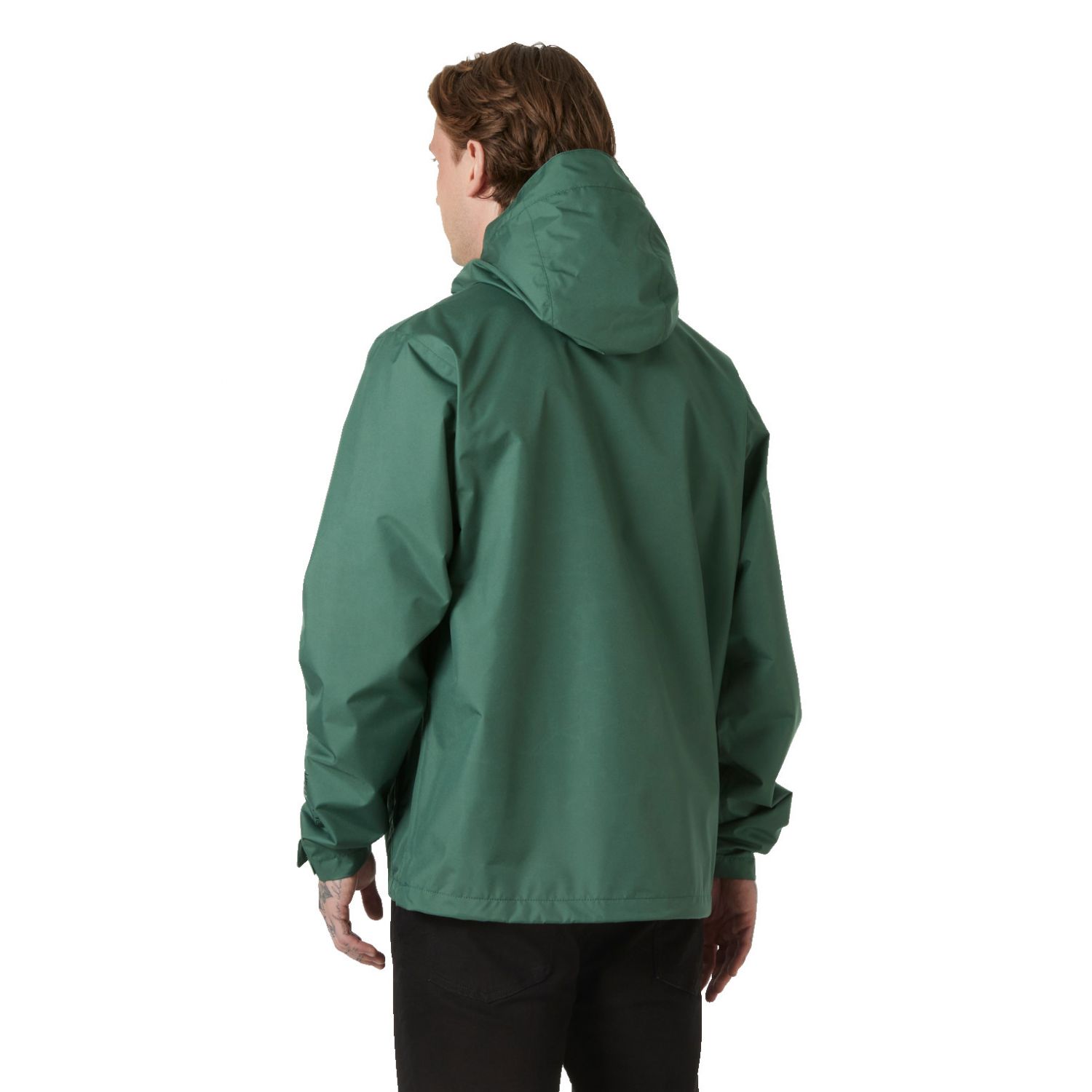 Helly Hansen Seven J, jachetă de ploaie, bărbați, verde închis