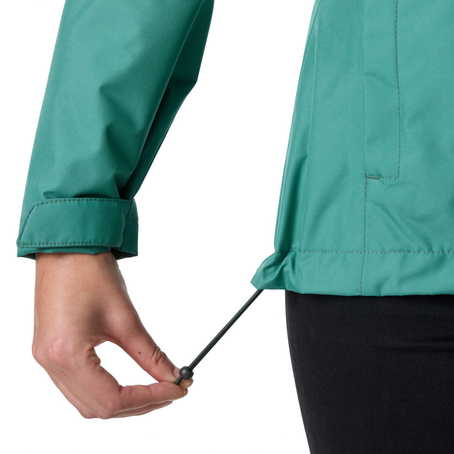 Helly Hansen Seven J, nepromokavá dámska bunda, zelená
