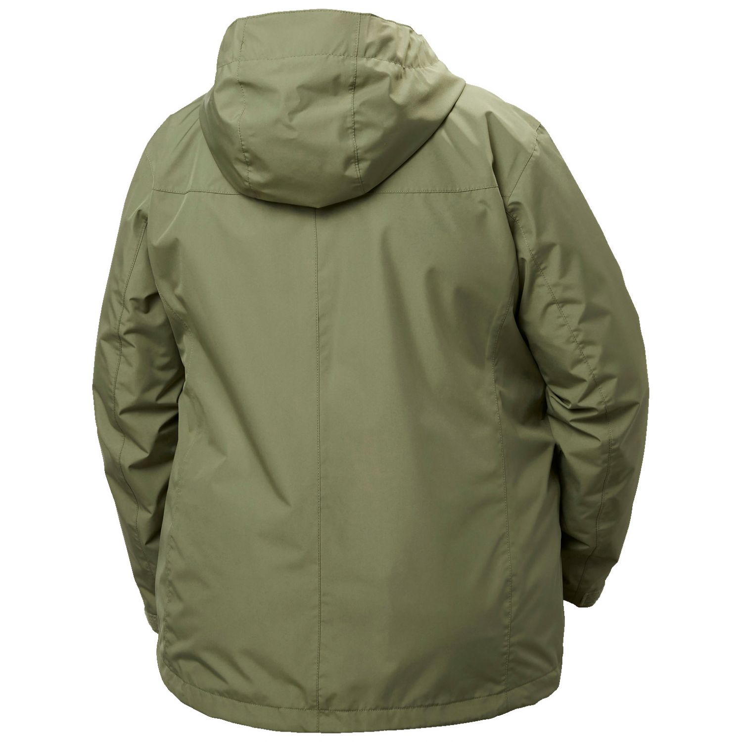 Helly Hansen Seven J Plus, giacca da pioggia, donna, taglie forti, verde