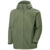 Helly Hansen Seven J Plus, giacca da pioggia, donna, taglie forti, verde