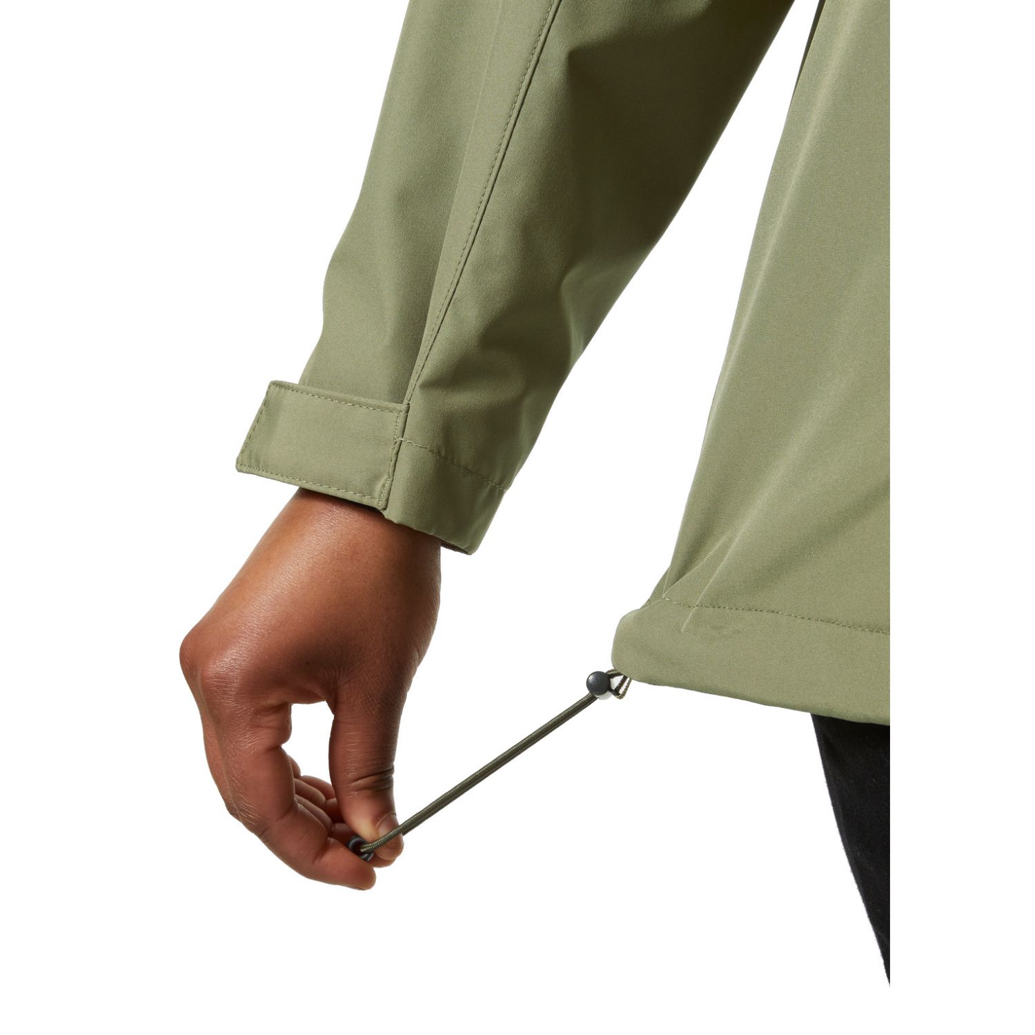 Helly Hansen Seven J Plus, giacca da pioggia, donna, taglie forti, verde