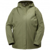 Helly Hansen Seven J Plus, impermeável, senhora, tamanho grande, verde