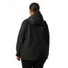 Helly Hansen Seven J Plus, kurtka przeciwdeszczowa, damska, plus size, czarna