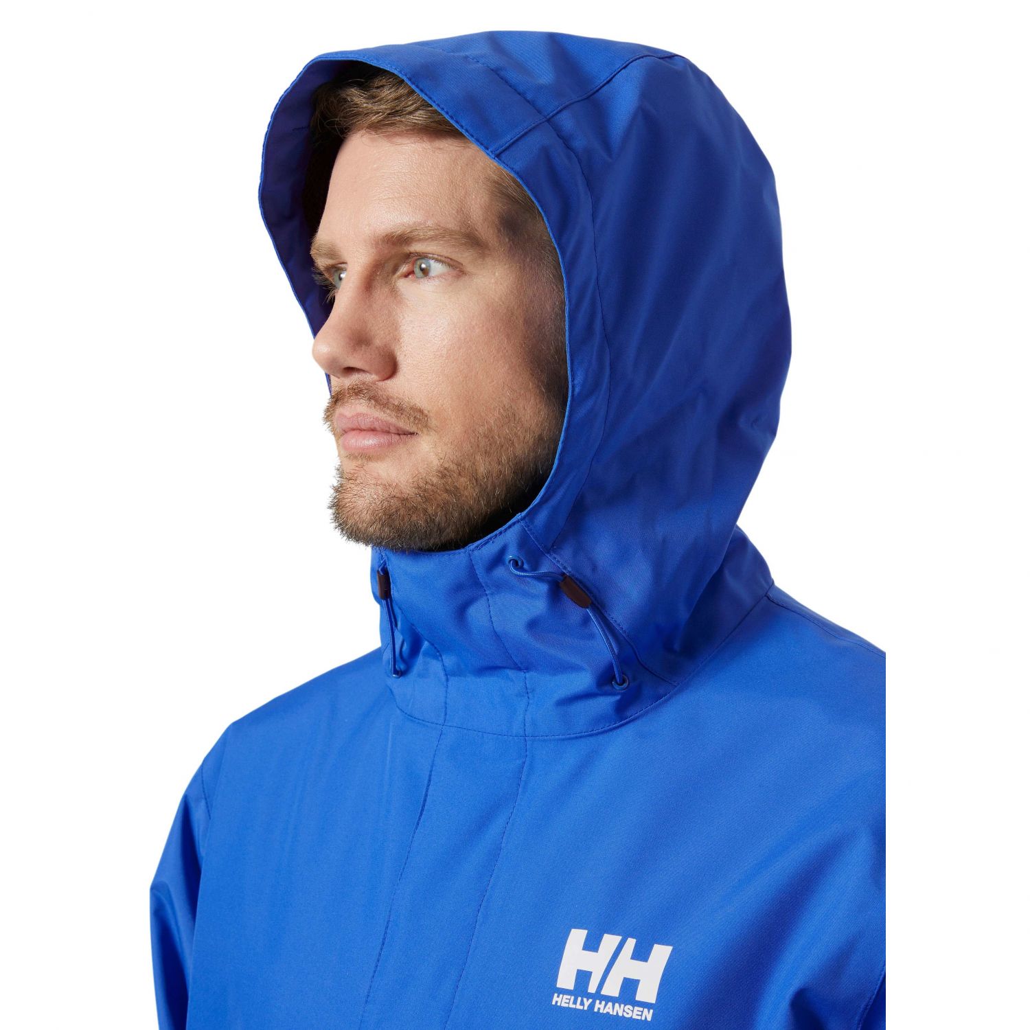 Helly Hansen Seven J, rain jacket, men, cobalt blue