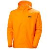 Helly Hansen Seven J, rain jacket, men, papaya