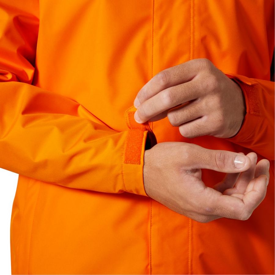 Helly Hansen Seven J, rain jacket, men, papaya