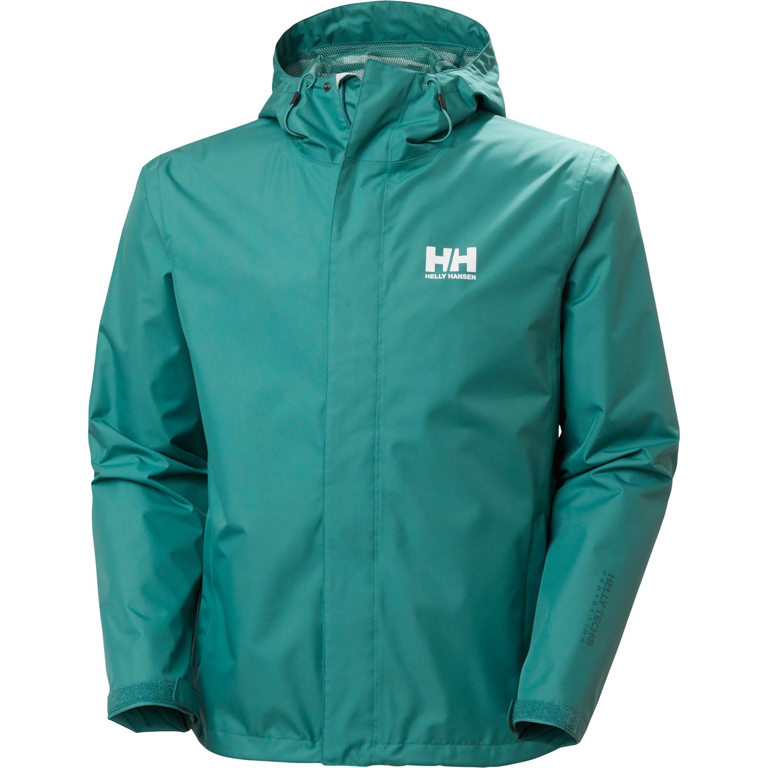 Helly Hansen Seven J, Regnjakke, Herre, Opal Green