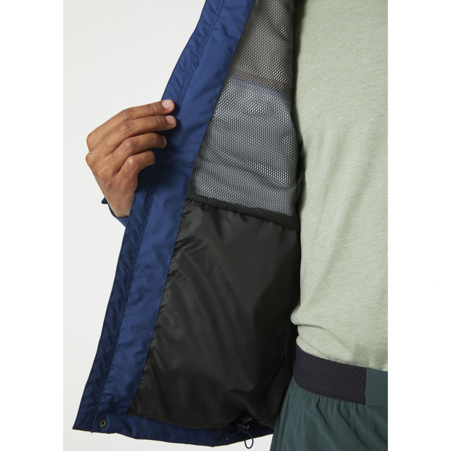 Helly Hansen Sirdal, giacca da pioggia, uomo, blu scuro