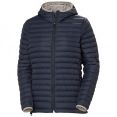 Helly Hansen Sirdal Hooded, dámska páperová bunda, námornícka farba