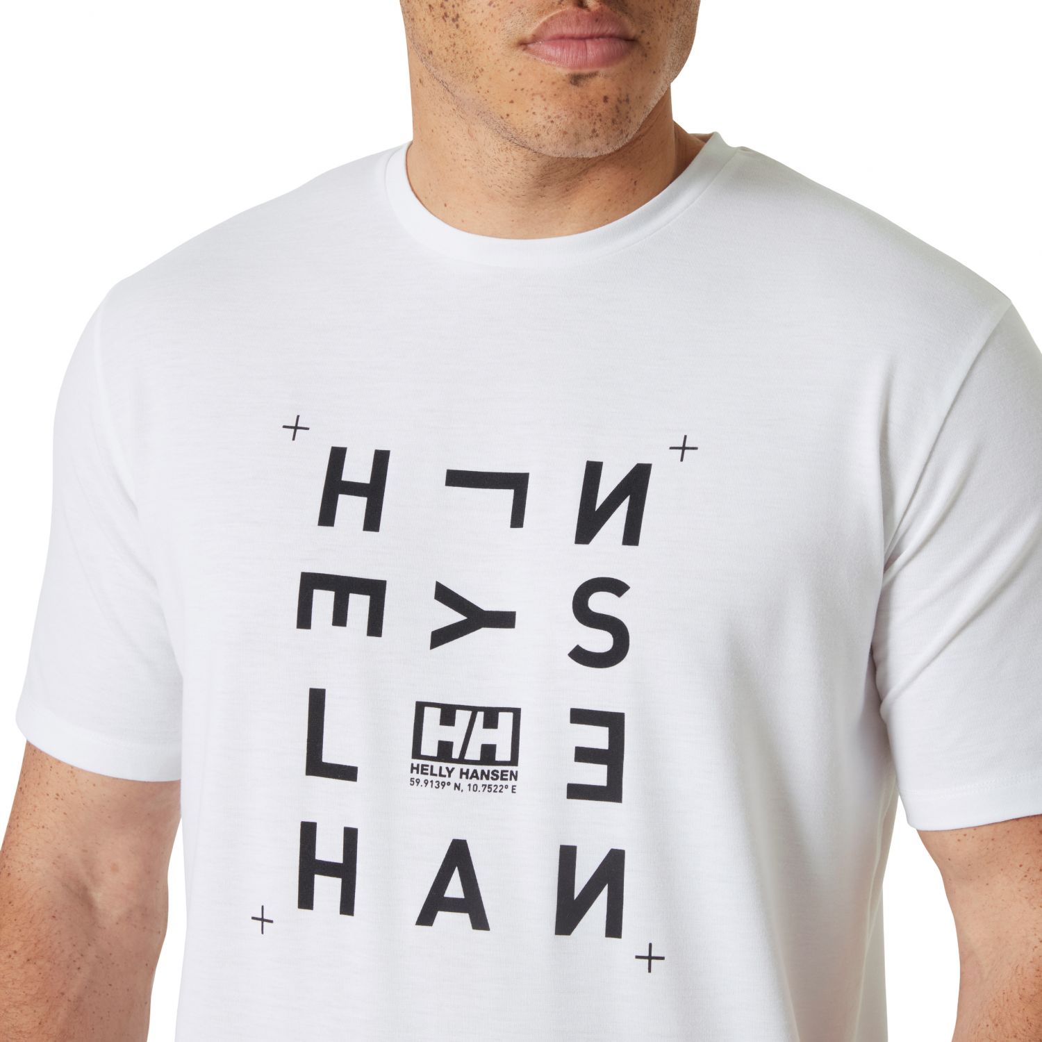 Helly Hansen Skog Graphic T-shirt, uomo, bianco