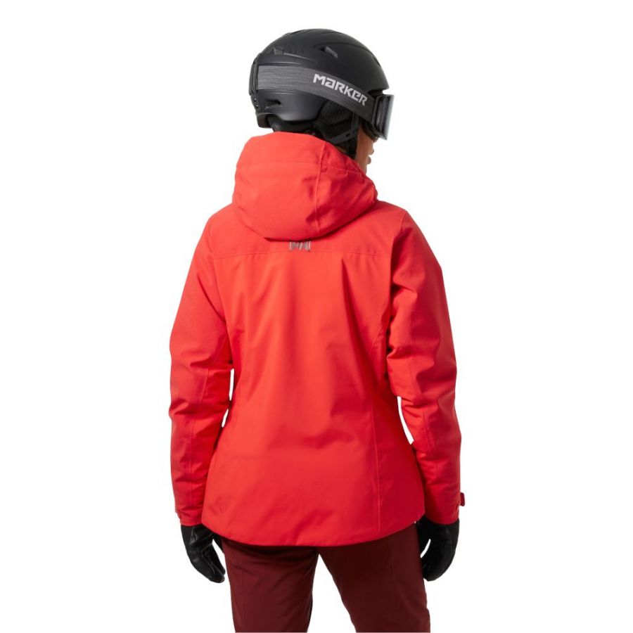 Helly Hansen Snowplay, dámska lyžiarska bunda, červená