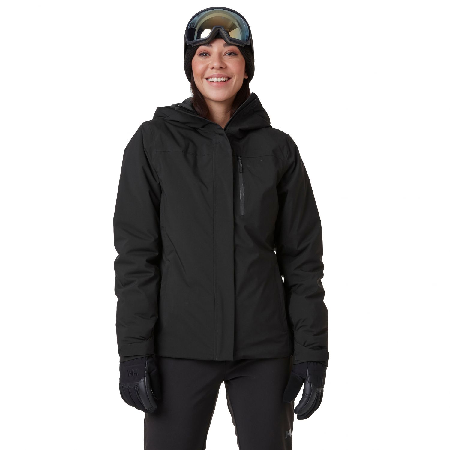 Helly Hansen Snowplay, giacca da sci, donna, nero