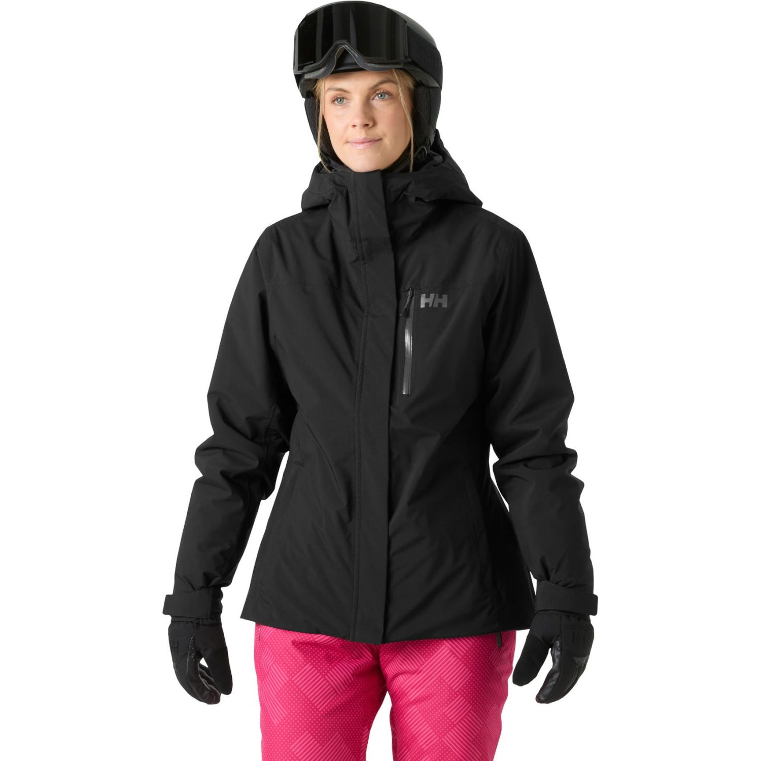 Helly Hansen Snowplay, kurtka narciarska, dama, czarna