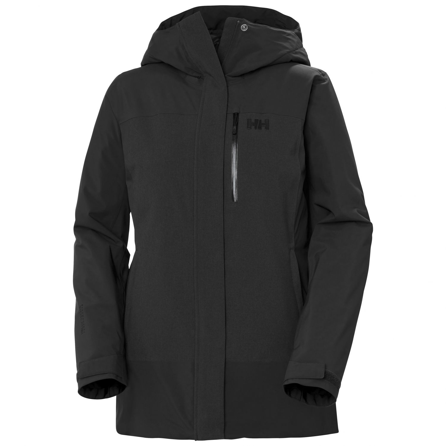 Helly Hansen Snowplay Long Ins, hiihtotakki, nainen, musta