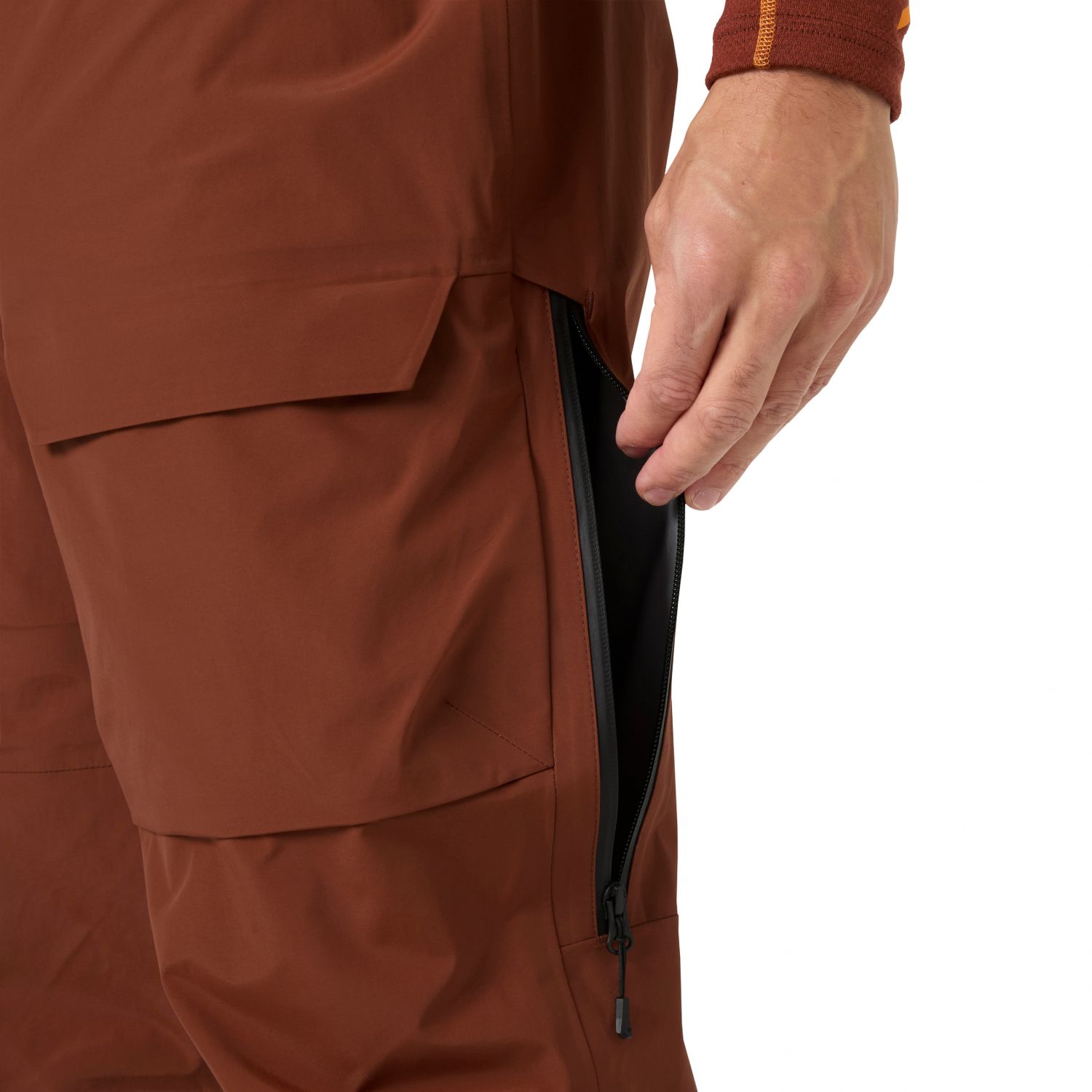 Helly Hansen Sogn Bib 2.0, pantaloni da vela, uomo, marrone
