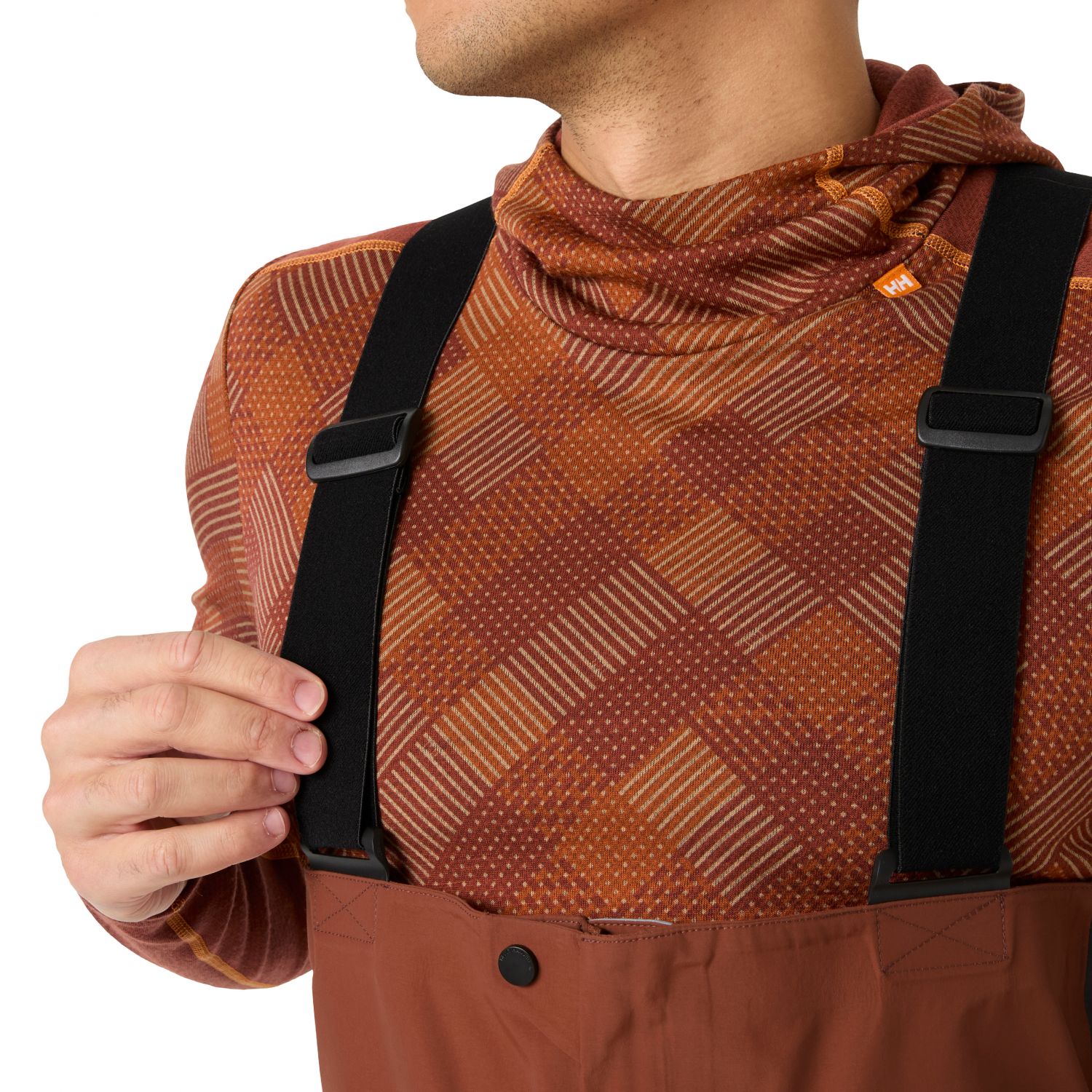 Helly Hansen Sogn Bib 2.0, salopete de schi, bărbat, maro