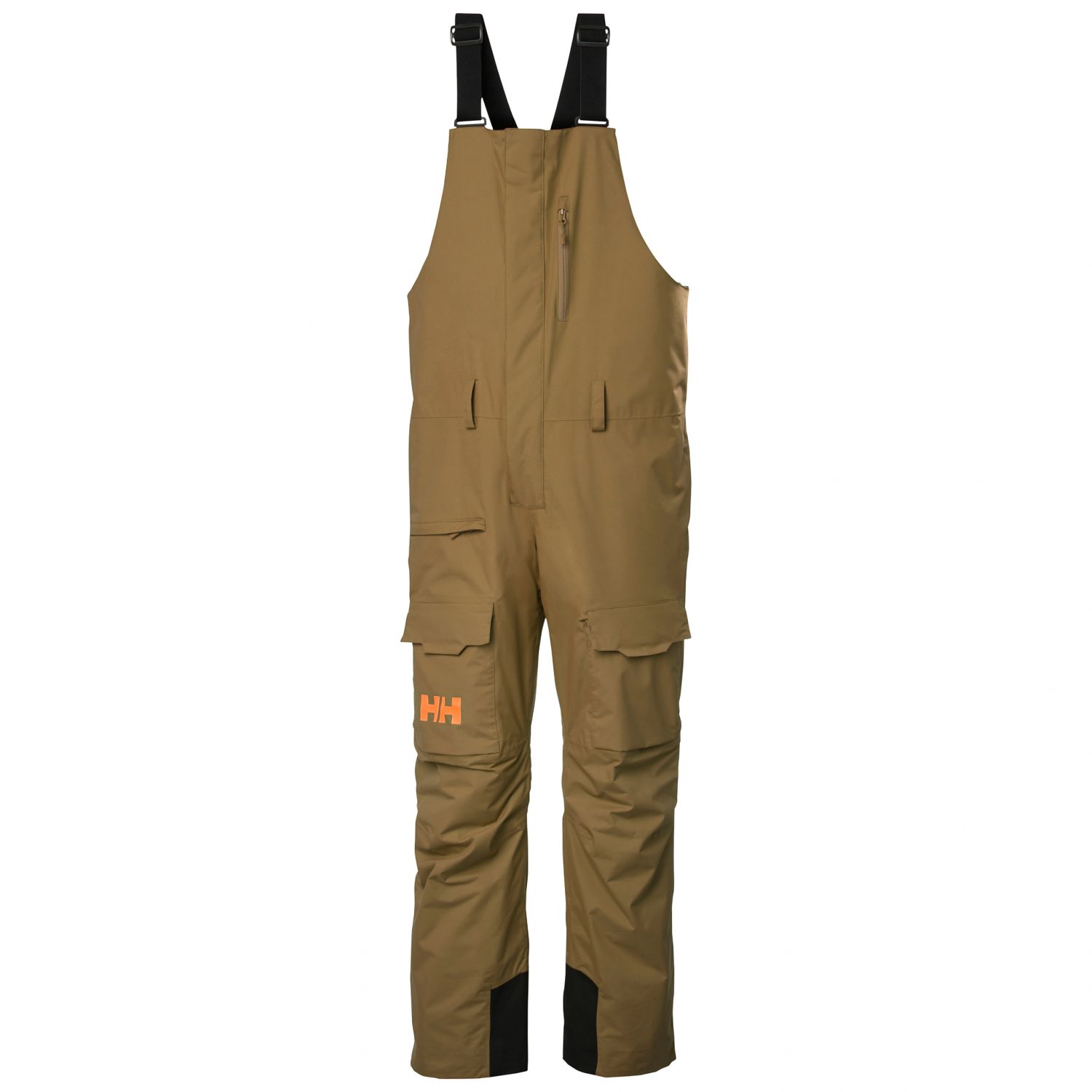 Helly Hansen Sogn Bib Cargo, calças de esqui, masculino, marrom
